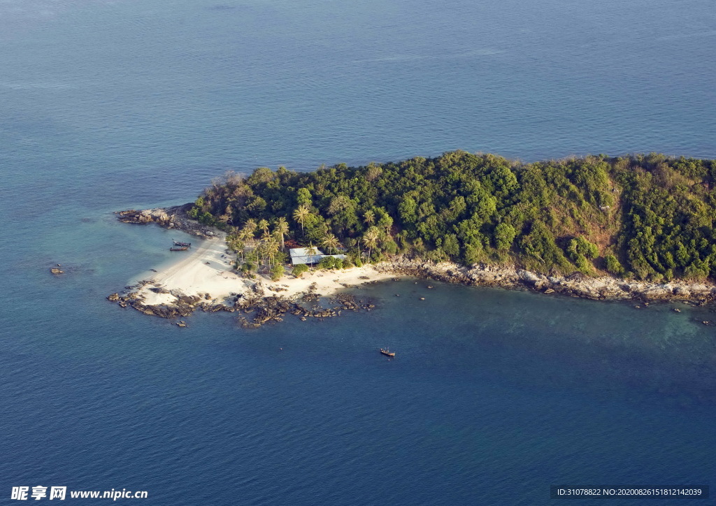 海岸风景摄影图