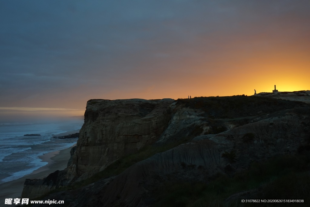 海岸风景摄影图