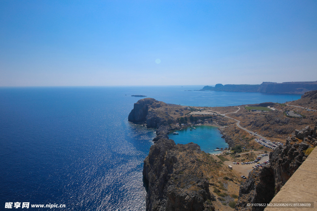 海岸风景摄影图