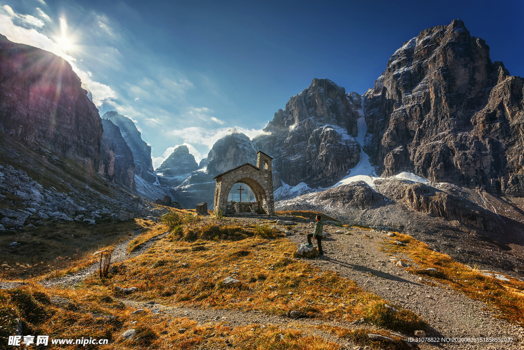 海岸风景摄影图