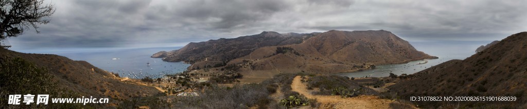 海岸风景摄影图