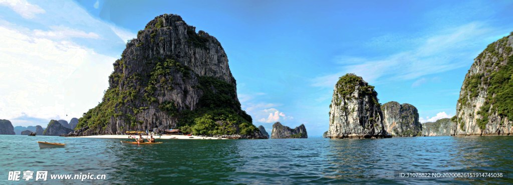 海岸风景摄影图