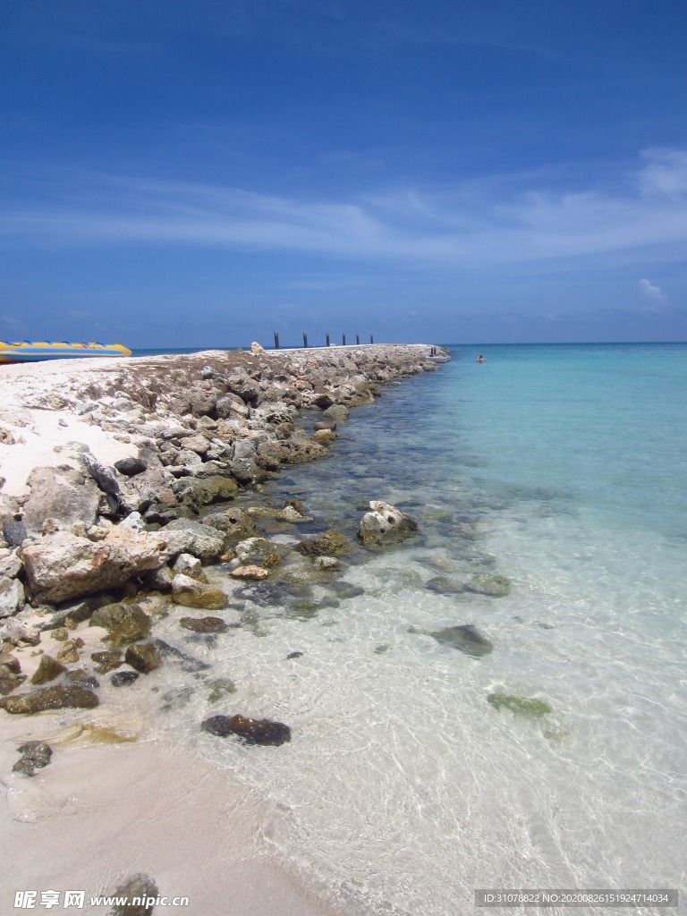 海岸风景摄影图
