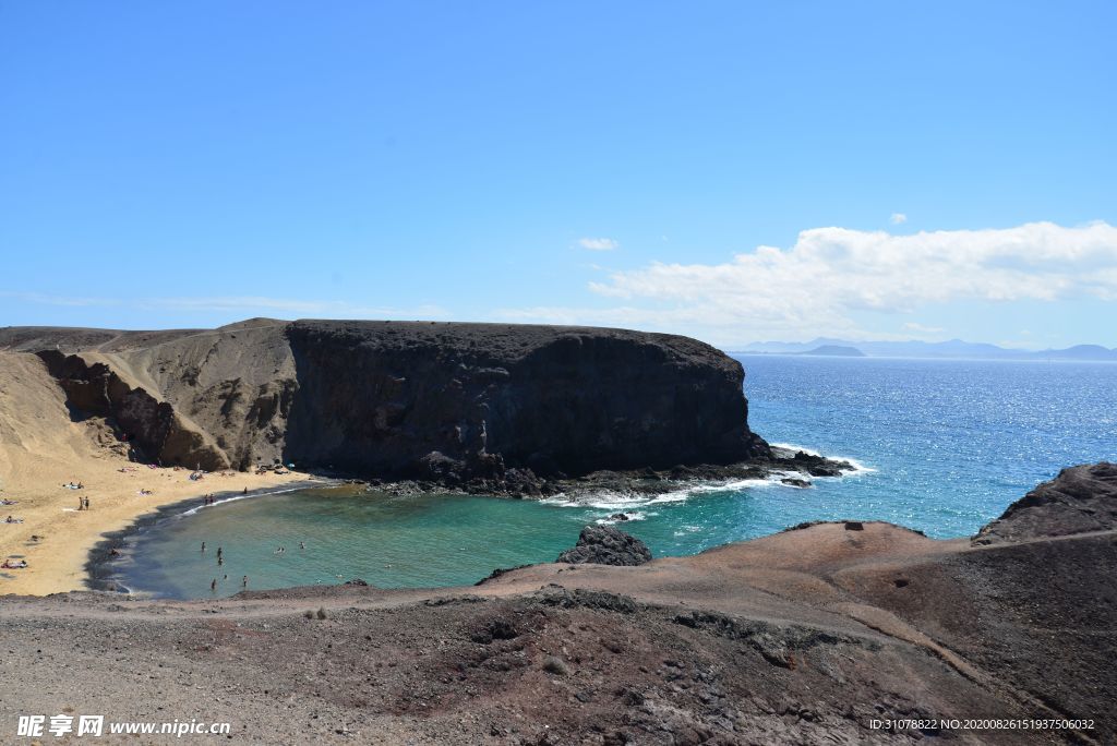 海岸风景摄影图