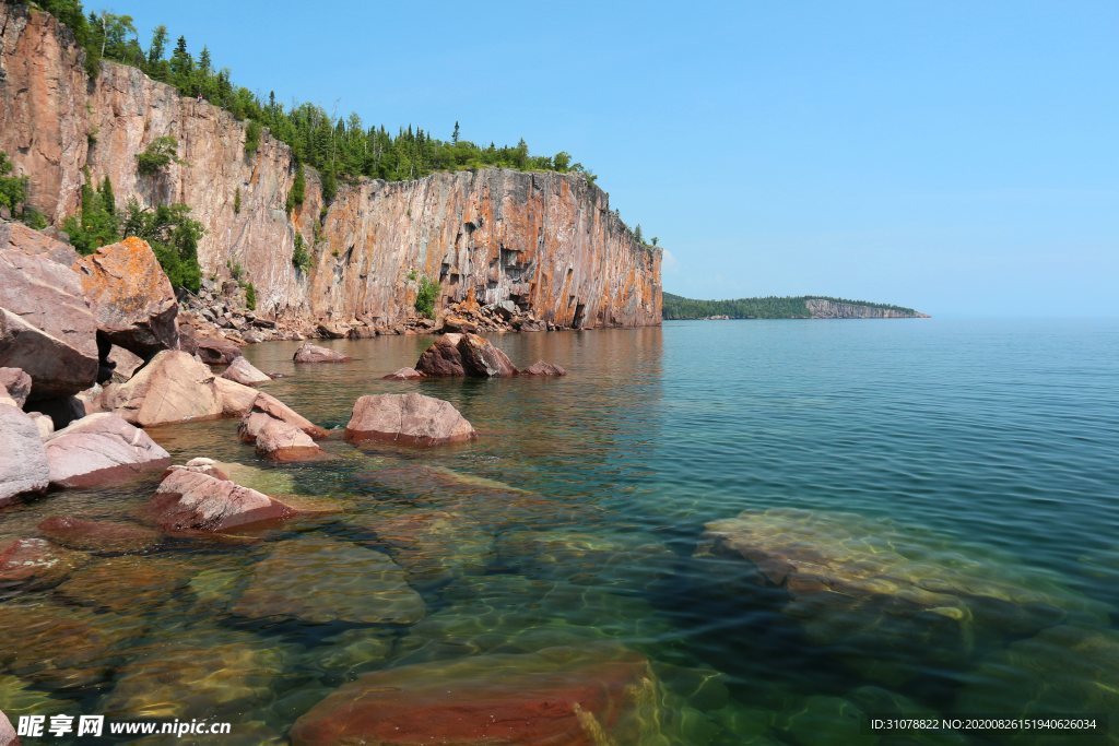 海岸风景摄影图