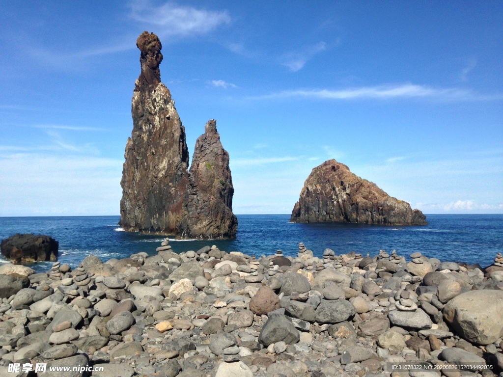 海岸风景摄影图