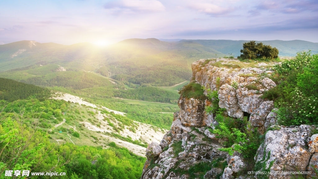 海岸风景摄影图