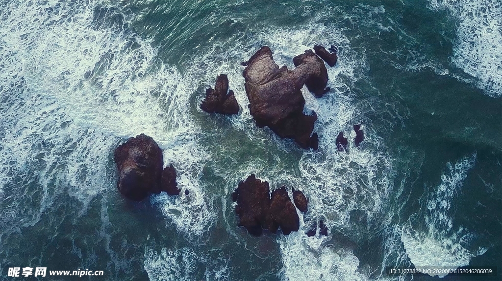 海岸风景摄影图