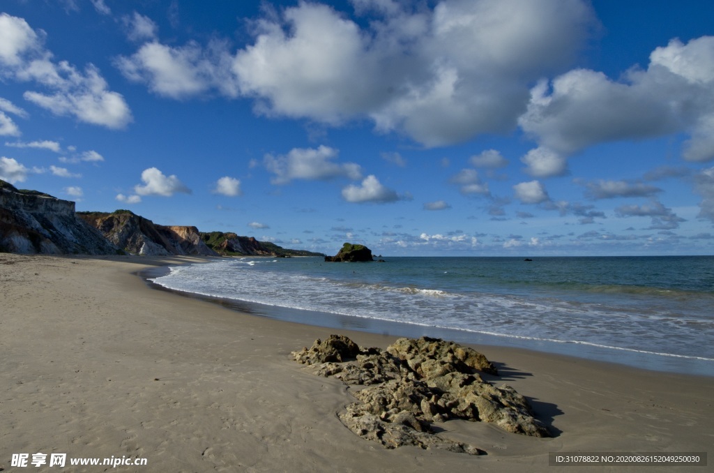 海岸风景摄影图