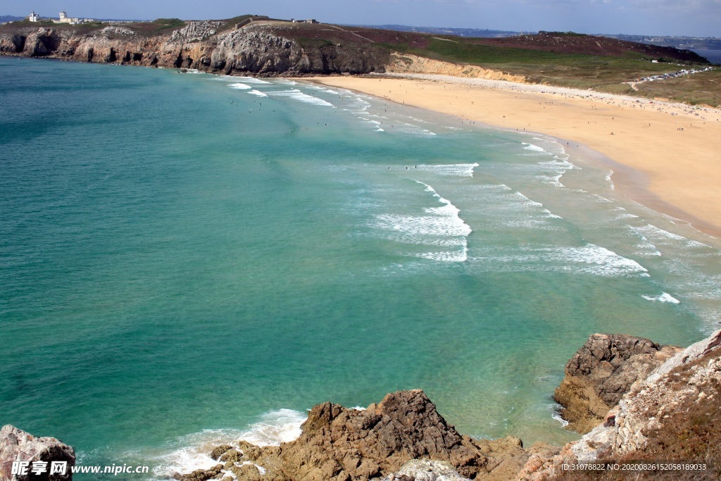 海岸风景摄影图