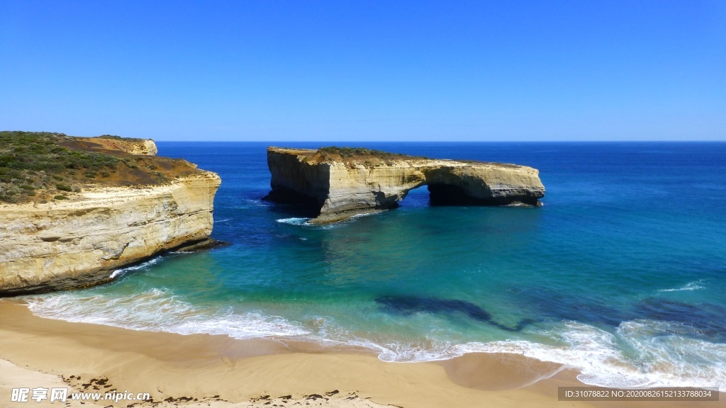 海岸风景摄影图