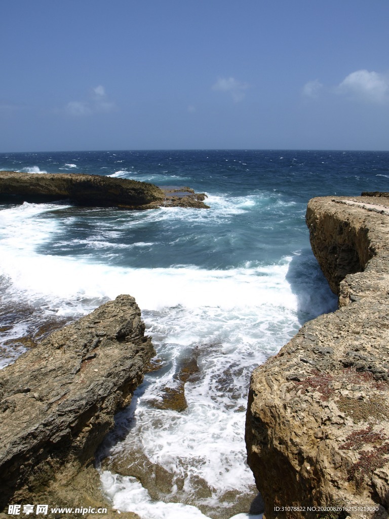 海岸风景摄影图