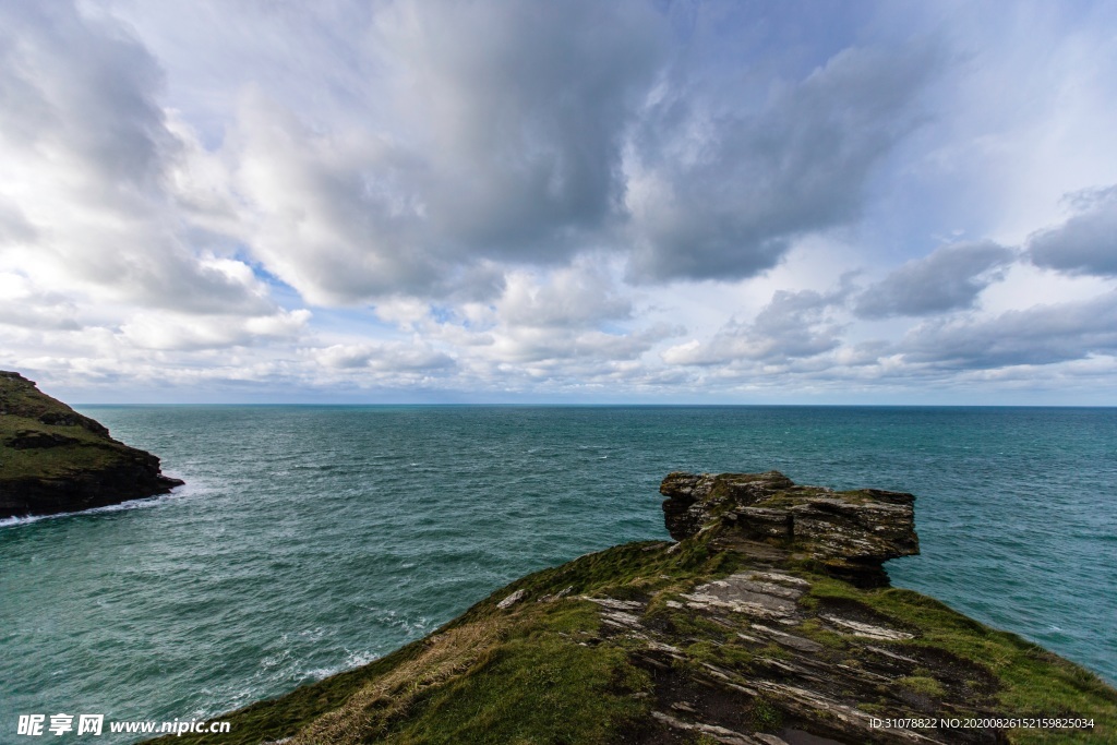 海岸风景摄影图