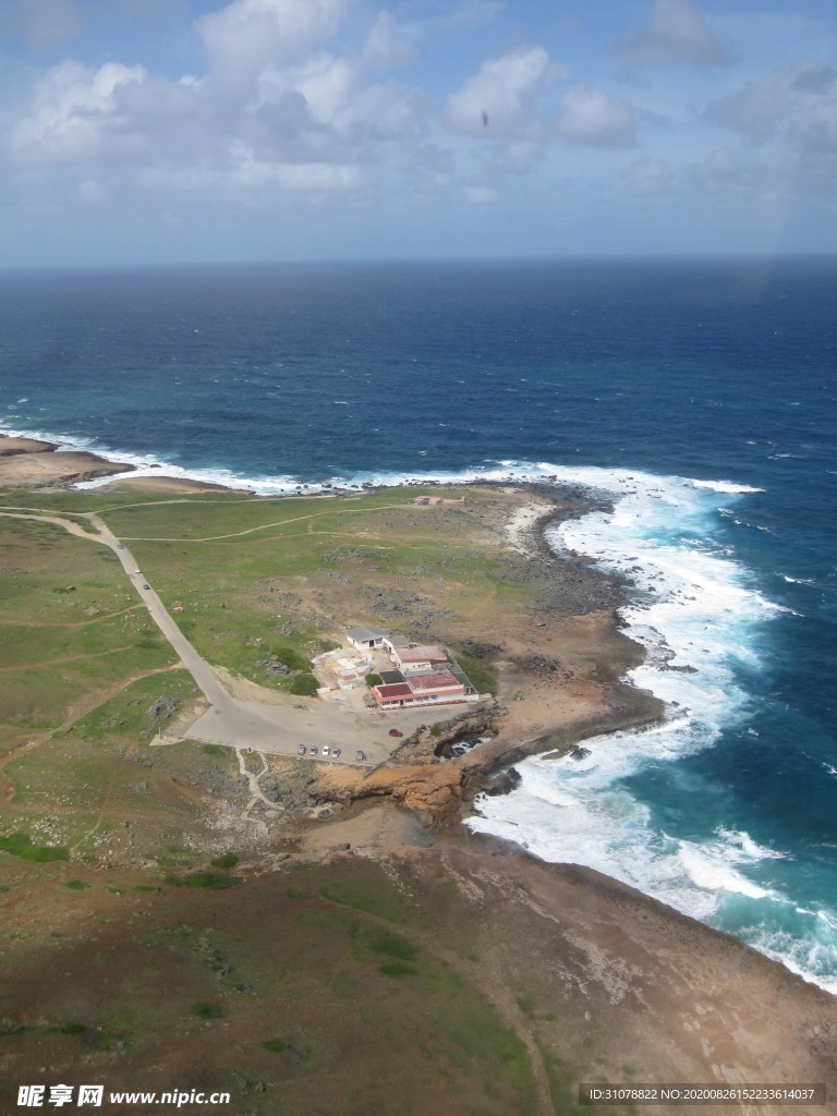 海岸风景摄影图