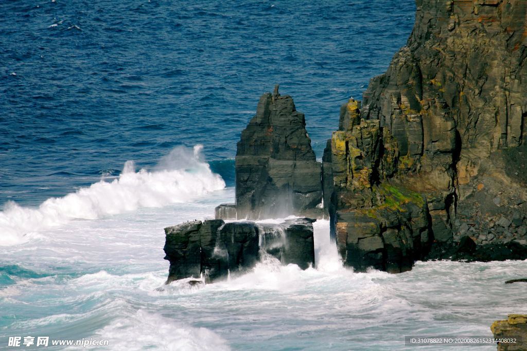 海岸风景摄影图