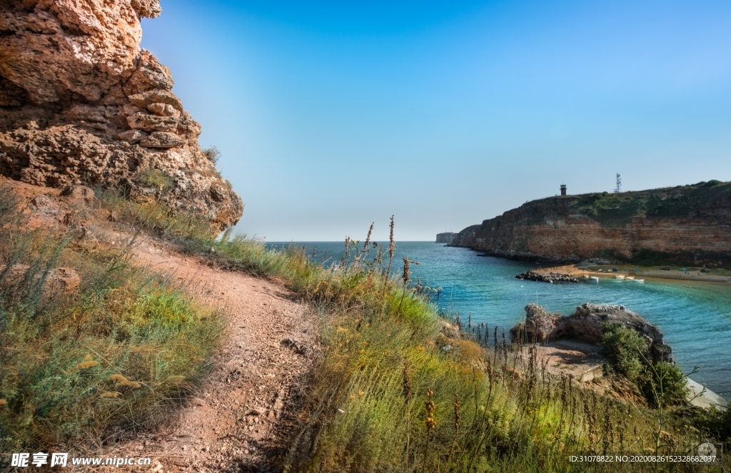 海岸风景摄影图
