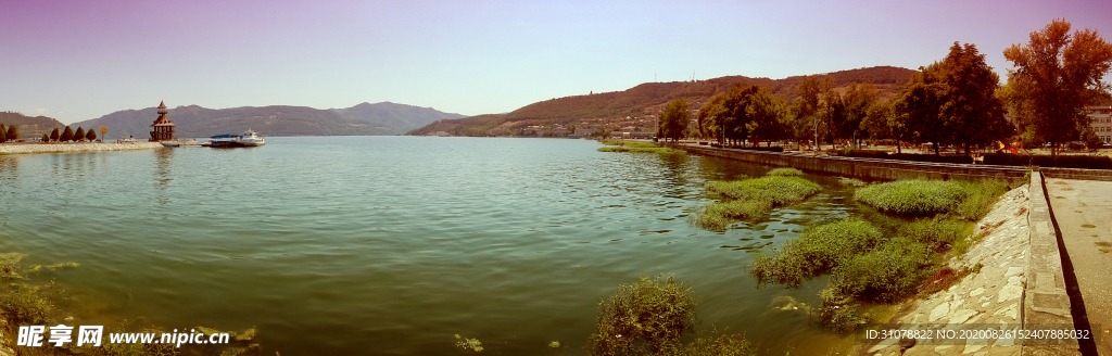 海岸风景摄影图