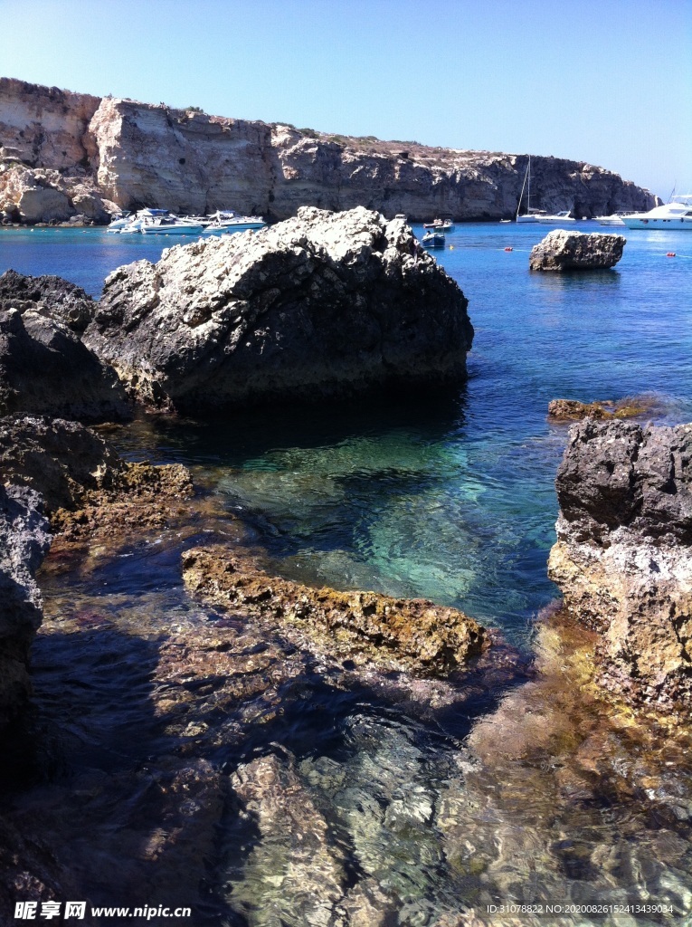 海岸风景摄影图