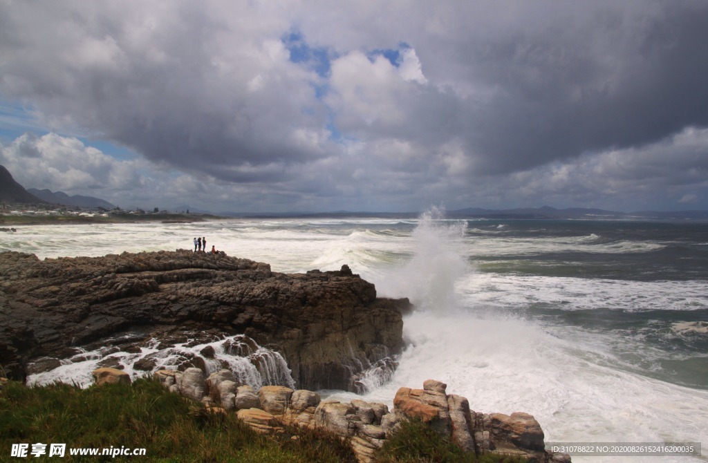 海岸风景摄影图