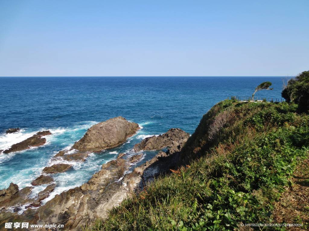 海岸风景摄影图