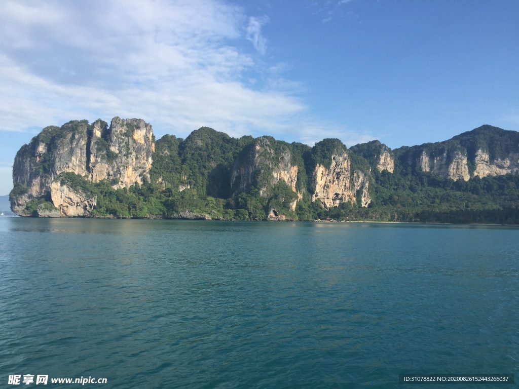 海岸风景摄影图
