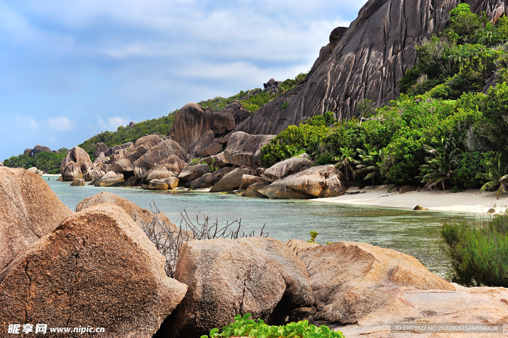 海岸风景摄影图