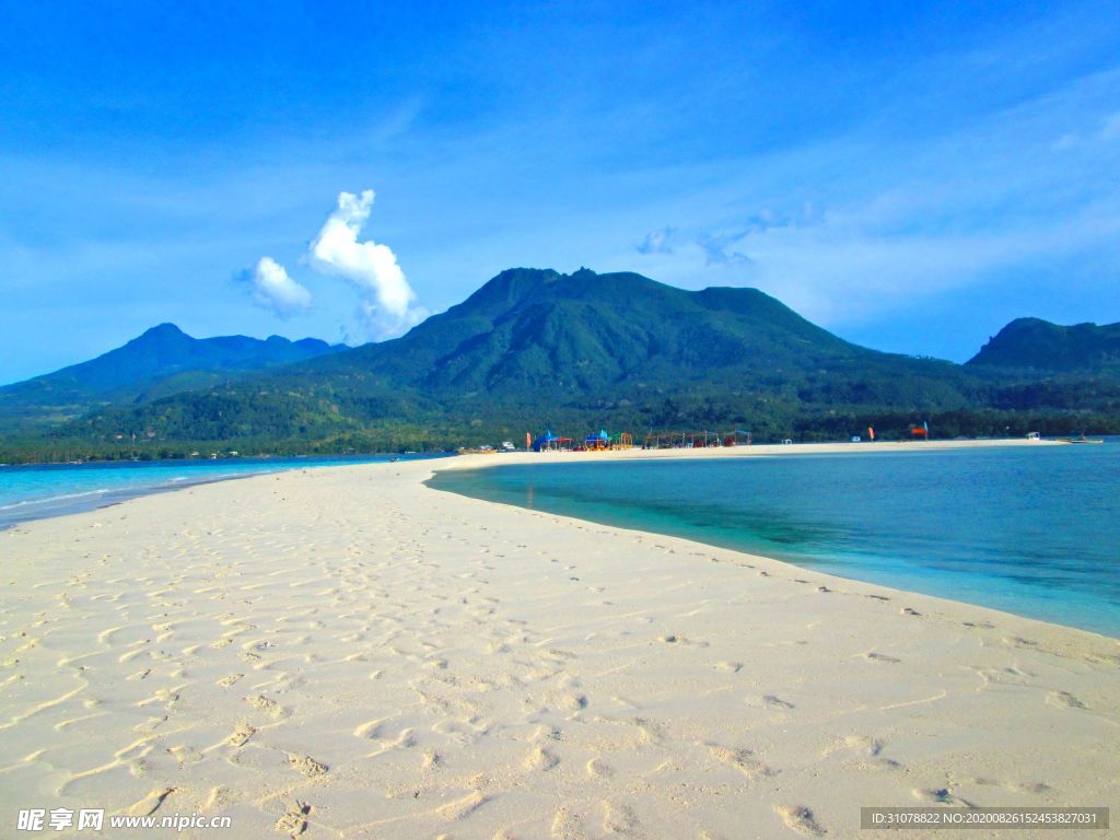 海岸风景摄影图