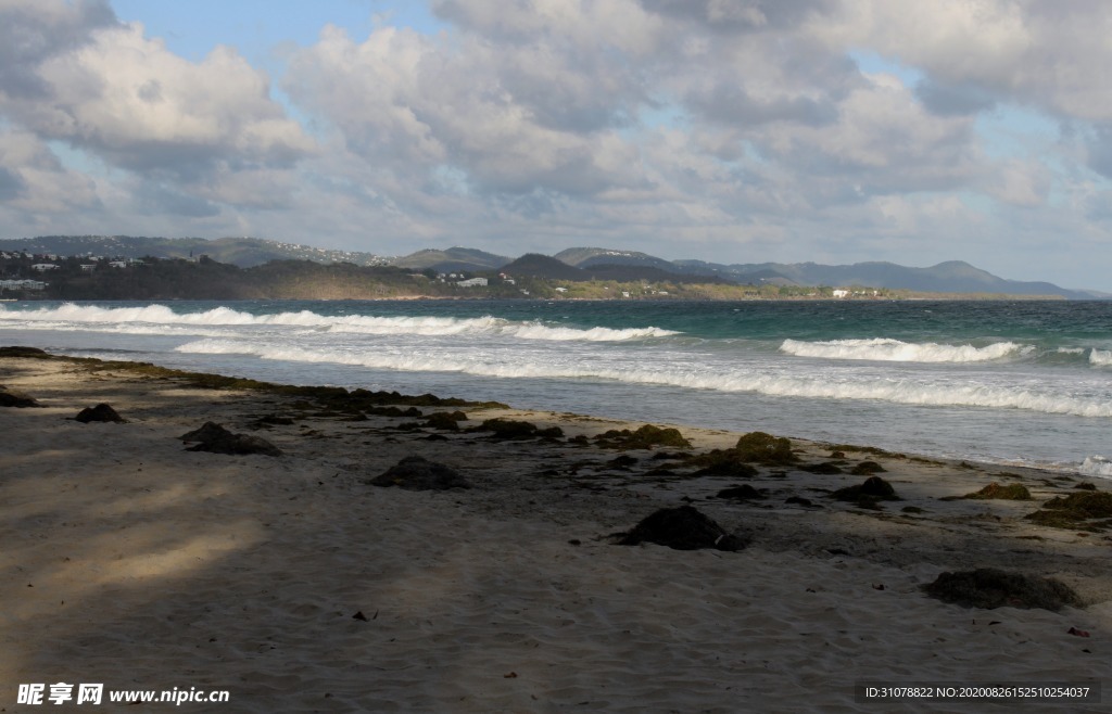 海岸风景摄影图