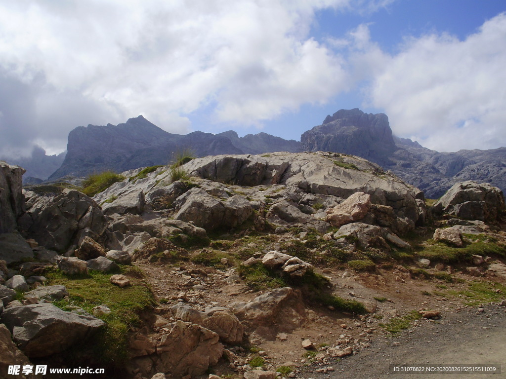 海岸风景摄影图