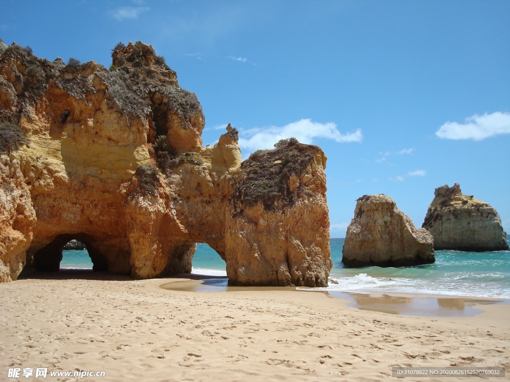 海岸风景摄影图