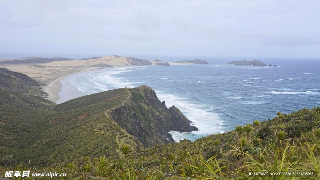 海岸风景摄影图