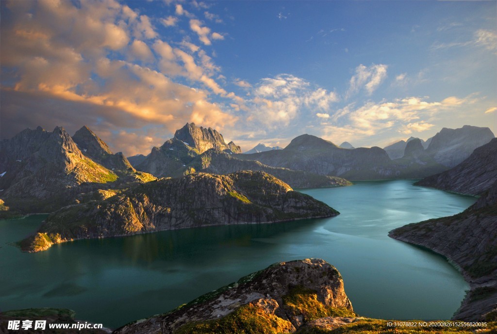 海岸风景摄影图