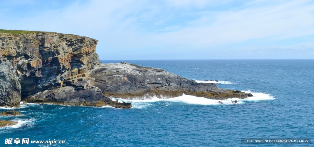 海岸风景摄影图