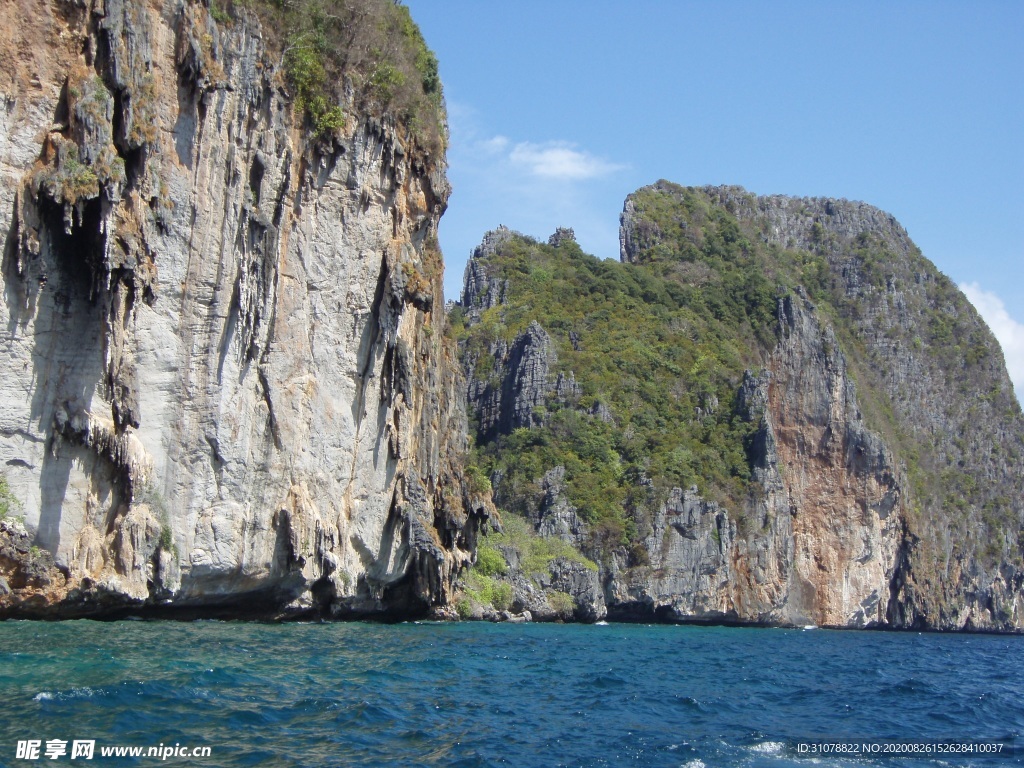 海岸风景摄影图