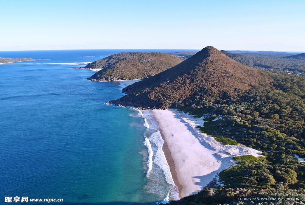 海岸风景摄影图