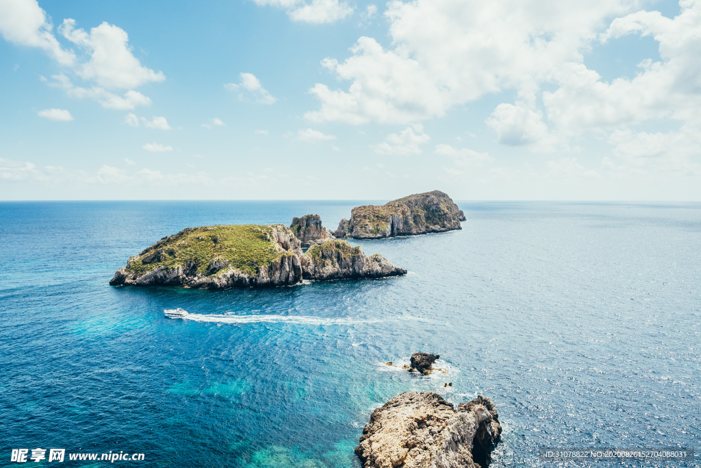 海岸风景摄影图