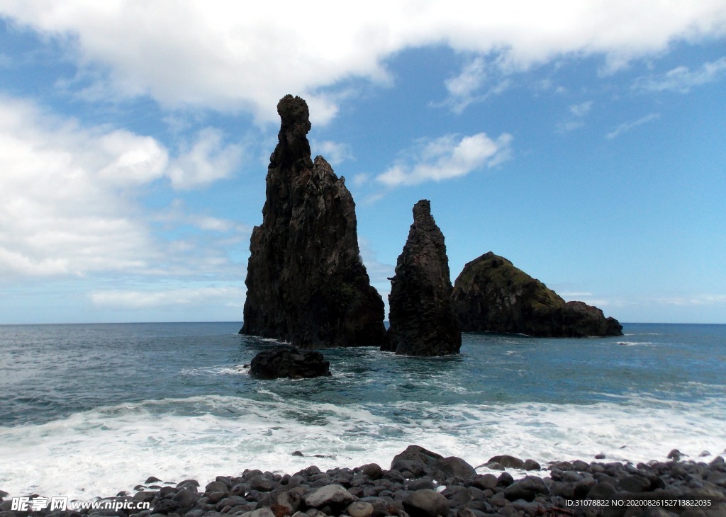 海岸风景摄影图