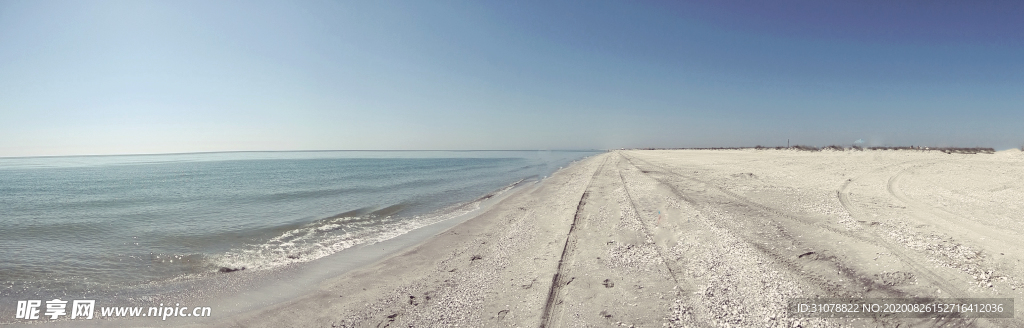 海岸风景摄影图