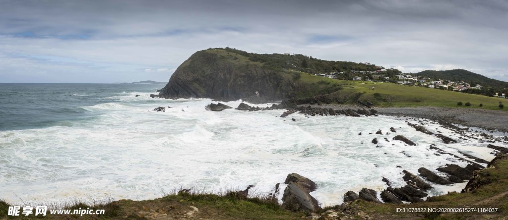 海岸风景摄影图
