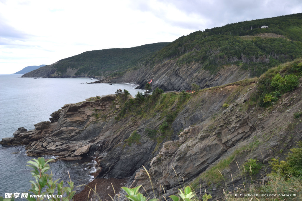 海岸风景摄影图