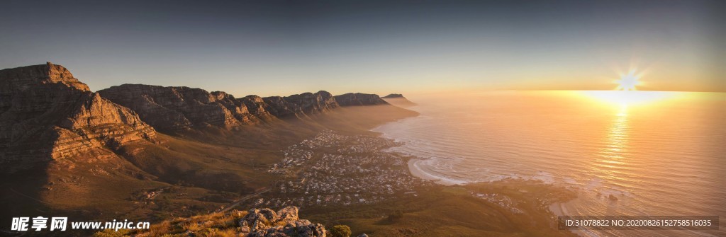 海岸风景摄影图