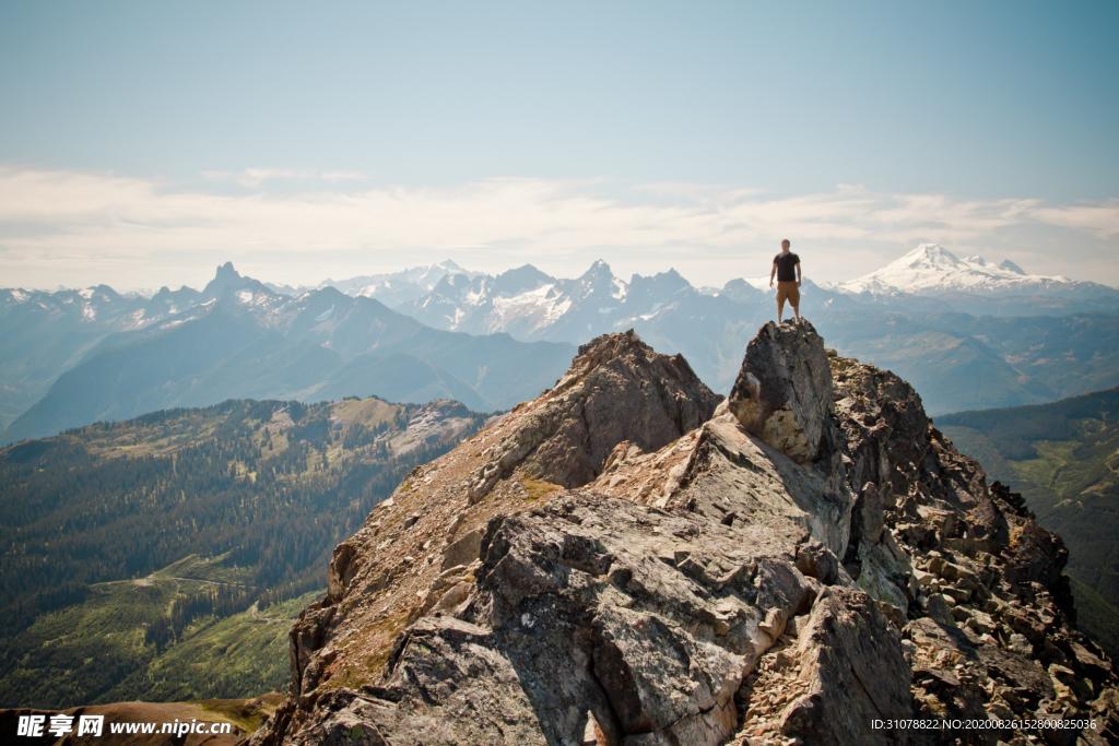 海岸风景摄影图