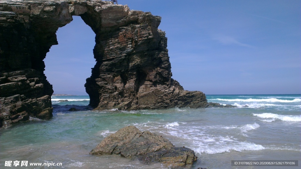 海岸风景摄影图