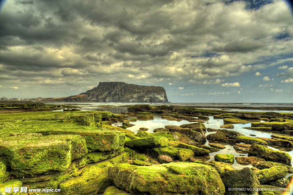 海岸风景摄影图