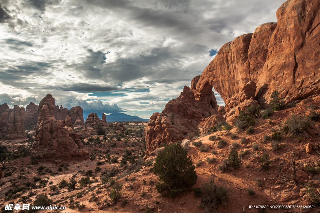 海岸风景摄影图