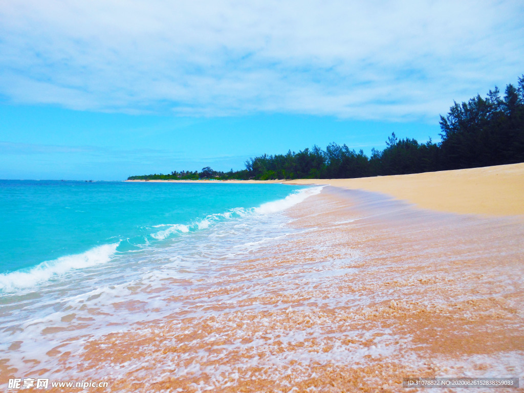 海岸风景摄影图