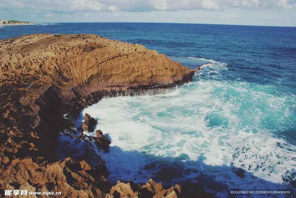 海岸风景摄影图
