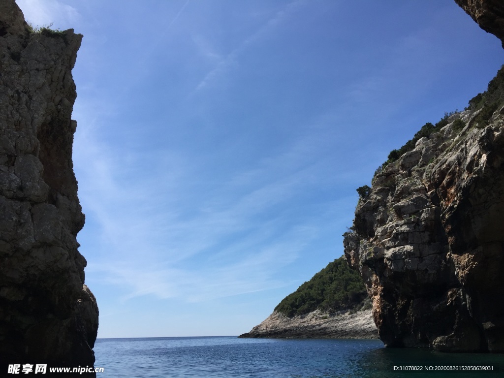 海岸风景摄影图