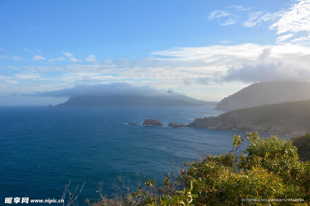 海岸风景摄影图
