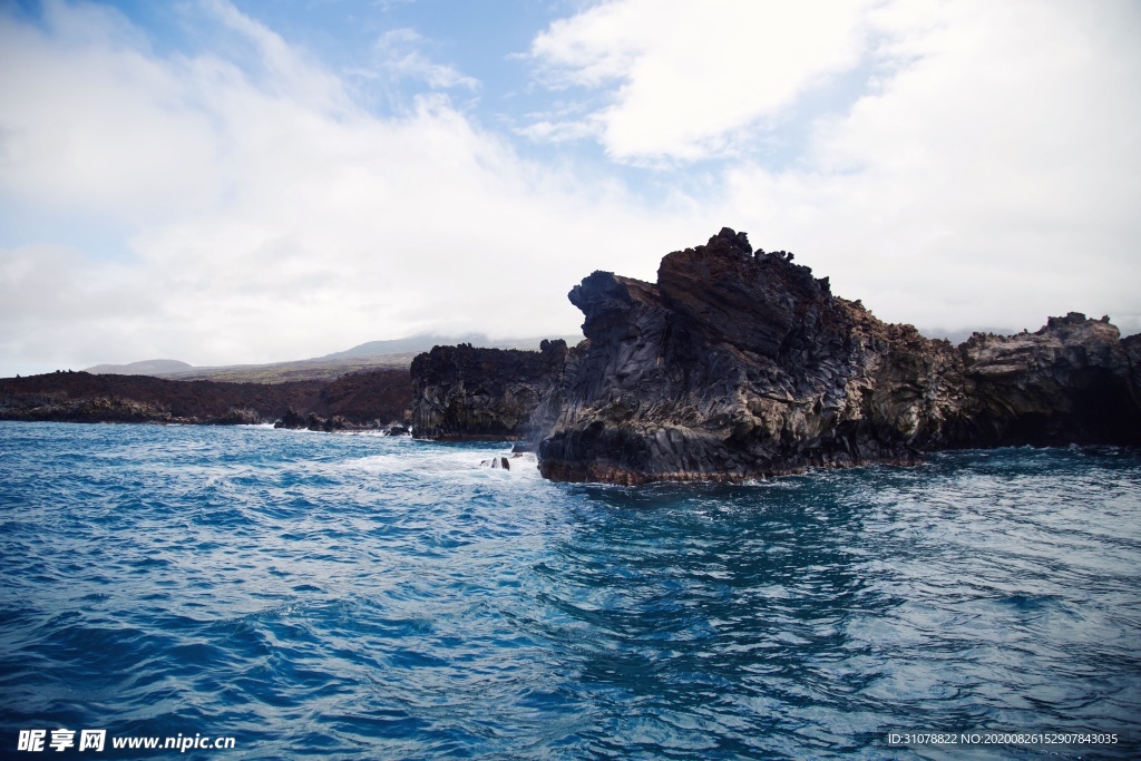 海岸风景摄影图